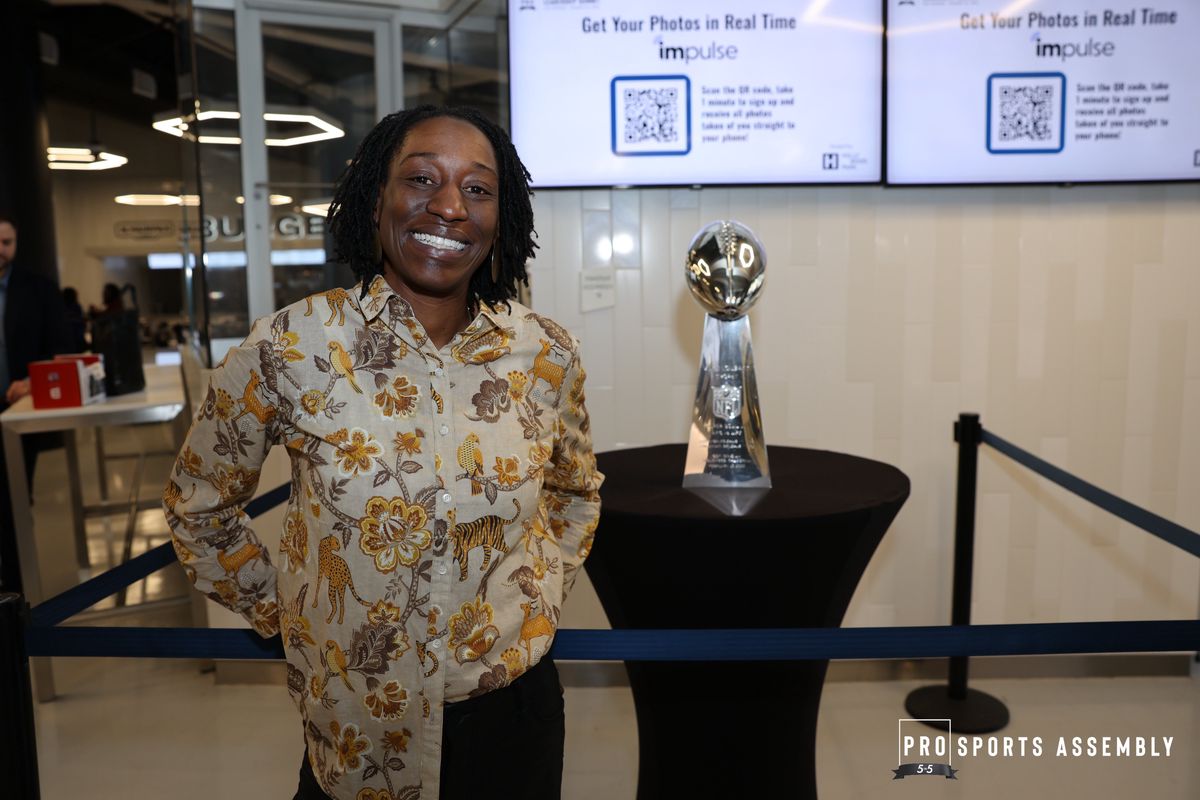 With the Trophy