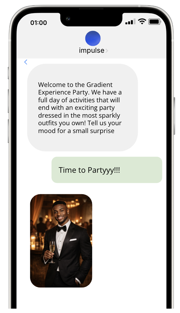Gradient Experience Party Guest